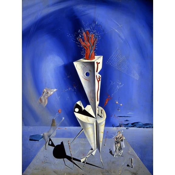 Apparatus and Hand by Salvador DalÃ­ - Canvas or Print Wall Art