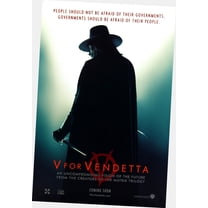 V For Vendetta Movie Poster 24"x36" 24x36 Multi-Color Square Adults Best Posters