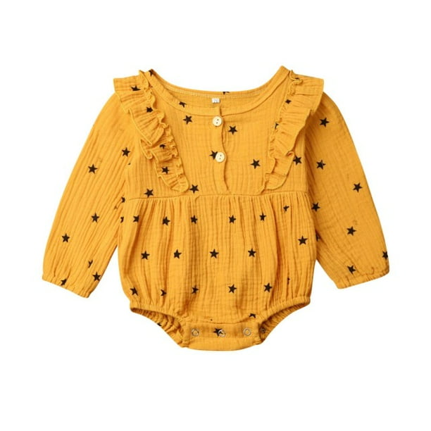 Luiryare Newborn Infant Baby Girls Clothes Long Sleeve Flutter One Piece Solid Color Linen Cotton Tops Romper Blouses Autumn Wear Walmart Com Walmart Com Luiryare Newborn Infant Baby Girls Clothes Long Sleeve Flutter One Piece Solid Color Linen Cotton Tops Romper Blouses Autumn Wear Walmart Com Walmart Com
