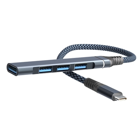 4 in 1 USB C Hub with USB 3.0, USB 2.0 Ports for MacBook Pro Air and More Devices
