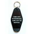thumbnail image 2 of Some Days I'm Wednesday, Some Days I'm Morticia Motel Style Keychain In Black | 3.75" x 1.75", 2 of 9