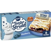 Pillsbury Toaster Strudel Pastries, Blueberry, 6 Ct, 11.5 oz