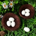 20Pcs Artificial Bird Nests Decorative Photo Props Bird Houses for Home