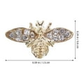 thumbnail image 3 of 10 piezas de adornos de aleación de abeja para uñas, estilo retro, para manicura y decoración de uñas DIY., 3 of 6