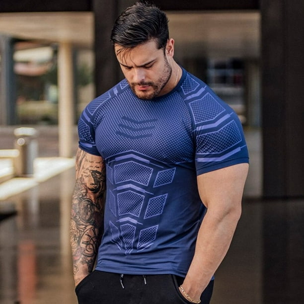 Camisetas ajustadas hombre deporte new arrivals