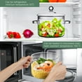 thumbnail image 5 of Borosilicate Glass Saucepan with Lid, Versatile Cooking Pot for Soup, Pasta, Korean Ramen, Multiple Sizes, Stovetop Cookware, 5 of 6