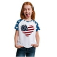 thumbnail image 6 of ZACPNCV Flag Shirt for Toddler Kids Boys Girls USA Flag Heart Graphic T-Shirt 4th of July Shirt Patriotic Tee Tops Blue 5-6 Years, 6 of 7