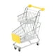 thumbnail image 5 of Mini carro de mano de supermercado de 2 niveles, juguetes de adorno de utilidad de compras, carrito de supermercado de simulación, juguetes de juego Amarillo Sunnimix carrito de compras juguetes, 5 of 8