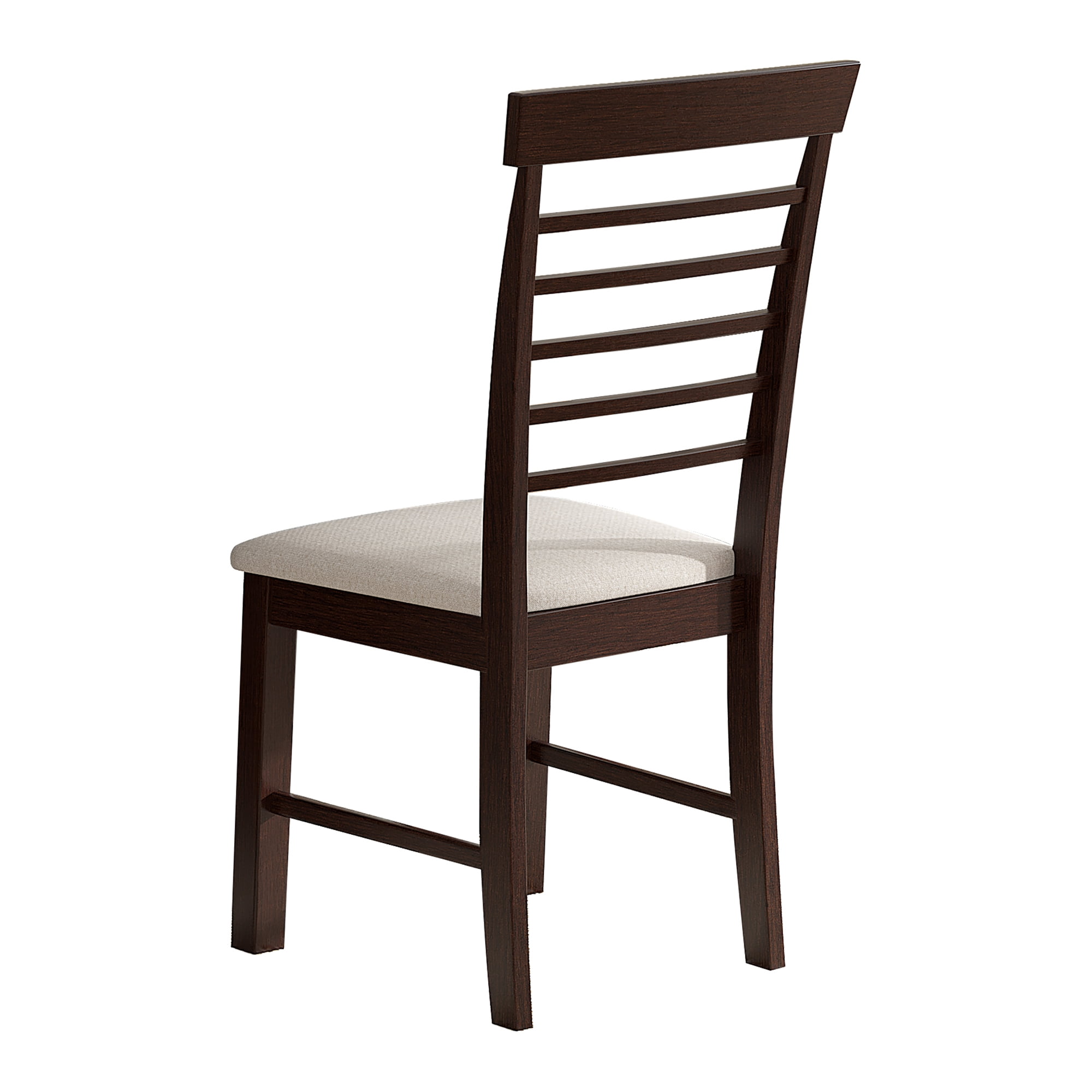Kadyn 2 PCS Dining Chair, Kitchen Chairs with High Backrest Cushion for Small Space, Brown+White Kadyn 2 PCS Dining Chair, Kitchen Chairs with High Backrest Cushion for Small Space, Brown+White