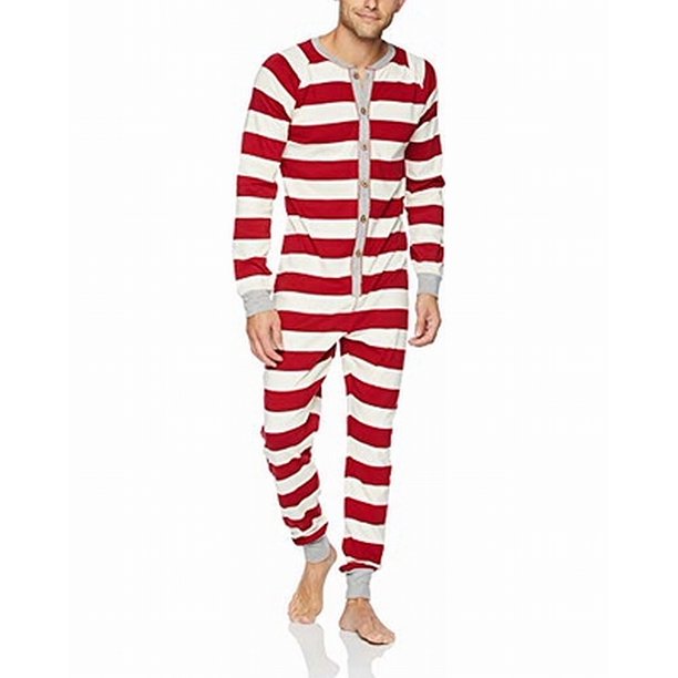 Burt's Bees Baby Sleepwear & Robes Mens Sleepwear Medium Striped One
