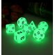 thumbnail image 2 of Juego de dados luminosos para mazmorras, Mini juego de dados multifacetados DE CARA poliédrica, juego de mesa para mazmorras, DND, RPG para MTG, 4 colores, 7psc/set, 2 of 4