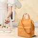 thumbnail image 4 of Bolsa térmica para almuerzo con correa para el hombro | Lonchera de tela Oxford de gran capacidad para mujeres y hombres | Contenedor de alimentos multicompartimento para la escuela, el trabajo y, 4 of 6