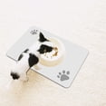thumbnail image 1 of Pet Feeding Mat Washable and Reusable Cat and Dog Food Mat Training Puppy Water Absorbent Pad Quick Drying and Splash Proof Mat, 1 of 3