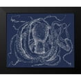 thumbnail image 2 of Kamdon Kreations 24x20 Black Modern Framed Museum Art Print Titled - Octo Scribble, 2 of 5