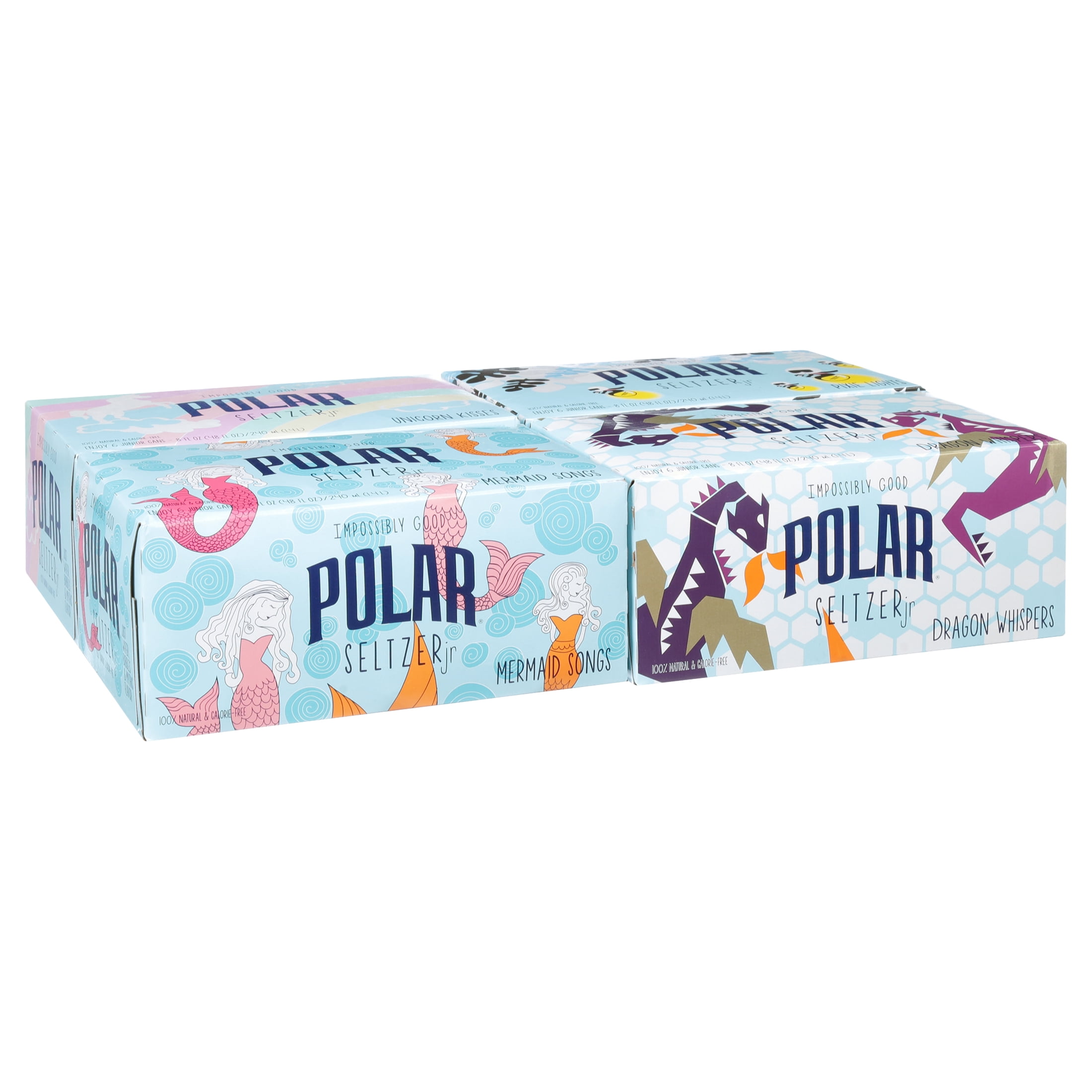 Polar Seltzer JR Variety Pack, 8 oz, 24 Count