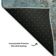 thumbnail image 5 of Addison Rugs Mayfield Premium Machine Washable Transitional Abstract Denim Runner Rug, 2'3" x 7'6", 5 of 6