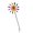 Five Colors, variant on Rotating Windmill Spinner Sculpture For Outdoor Decorations Easy Assembly Metal Garden Art Design Weather