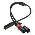 thumbnail image 3 of 5 Pin XLR Male To XLR 3 Pin Dual Female Cable Distributor Y Splitter For Microphone, Home Theater Equipment, 3 of 7