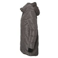 thumbnail image 4 of Sportoli Women's Winter Coat Down Alternative Hooded Long Vestee Puffer Jacket - Titanium (Large), 4 of 7