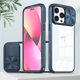 thumbnail image 3 of Funda de teléfono de protección de lente de cámara deslizante para iPhone 15, 14, 12, 11, 13 Pro Max, XS Max, XR, X, silicona líquida suave, cubierta transparente a prueba de golpes, 3 of 5
