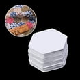 thumbnail image 4 of Hexagon Templates 100Pcs White Patchwork Paper Quilting Accessory, 4 of 11