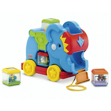 Fisher-Price Peek-a-Blocks Poppity-Pop Elephant