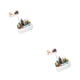 thumbnail image 1 of Toystoory Christmas Village Scene Musical LED Light Rotating  Ornament 2piezas santa y venado, 1 of 1
