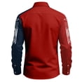 thumbnail image 3 of Men's 250 Anniversary USA Shirt American Flag Button Down Print Shirts Long Sleeves Patriotic Tees, 3 of 4
