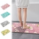 thumbnail image 1 of Xihbxyly Productos Fabricados Únicamente En Ee. Uu. Alfombrilla En Fibra Impregnada de Fibra Índigo, Absorbente, Dormitorio, Antideslizante, Flocada, En Estampado de Crisantemos, 1 of 6