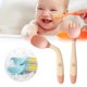 thumbnail image 1 of Utensilios Para Bebés Cuchara Tenedor Juego Niños Alimentación Cuchara De Entrenamiento Cuchara De Silicona Suave Y Flexible Moyic  BA001271-03, 1 of 6