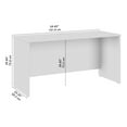 thumbnail image 2 of Studio C 60W x 24D Credenza Desk in Natural Elm - Engineered Wood, 2 of 8