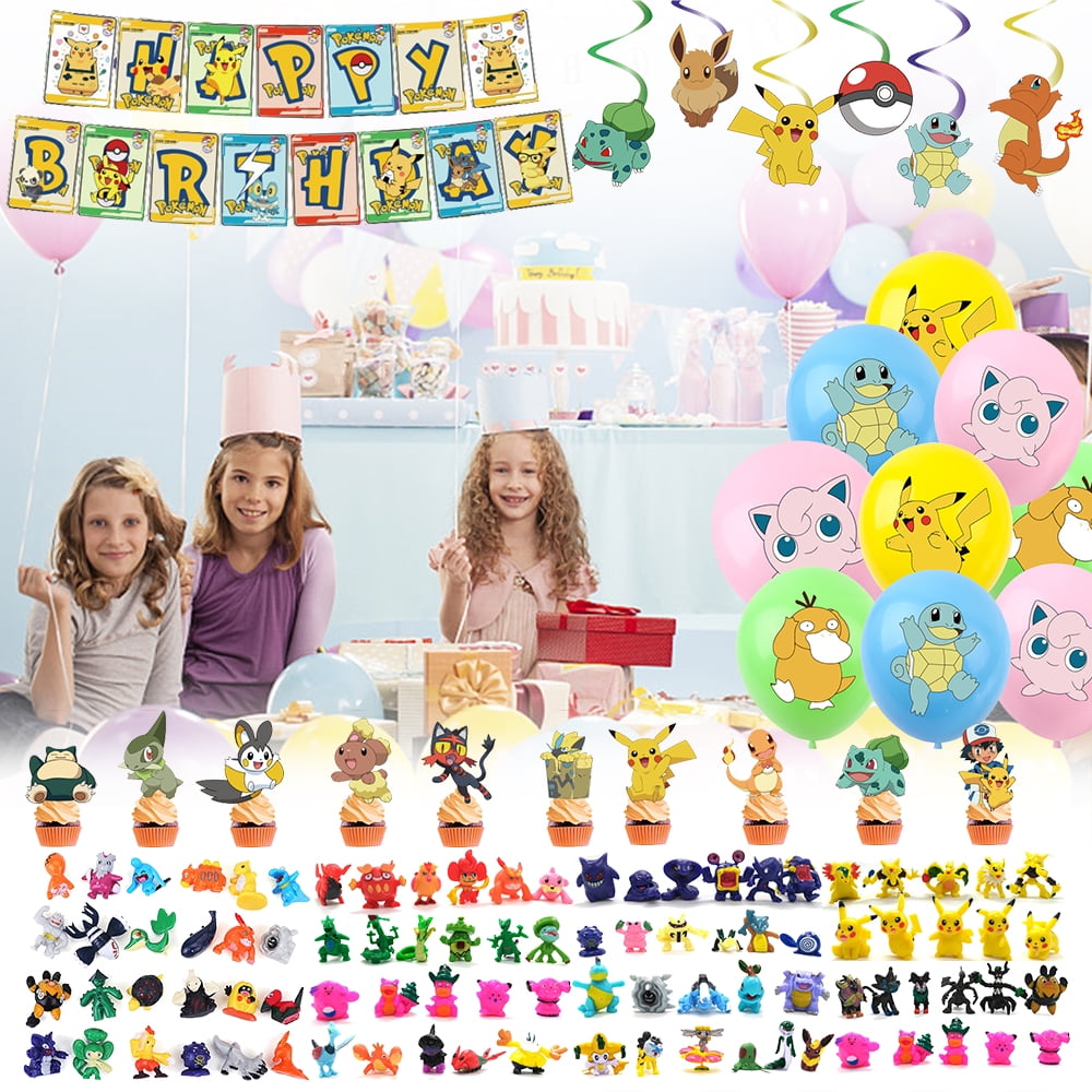 32Pcs Pokemon Party Favors Gift Box Hot Kids Mini Figures Birthday Party  Supplies Decorations Halloween Christmas Goodie Bag Stuffers for Fans and  Kids 