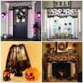thumbnail image 4 of Halloween Decoration Skeleton Witch Bat Door Curtain Window Fringe Table Cloth, 4 of 10