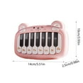 thumbnail image 3 of QIPOPIQ Pocket Piano Mini Electronic Piano One Click Switching Between 3 Different Tones Illuminated Keys Interesting Portable Music Instrument for Trip Home Camping Outdoors, 3 of 7