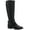 Black Smooth, variant on Style & Co. Womens Bennon Zipper Block Heel Knee-High Boots