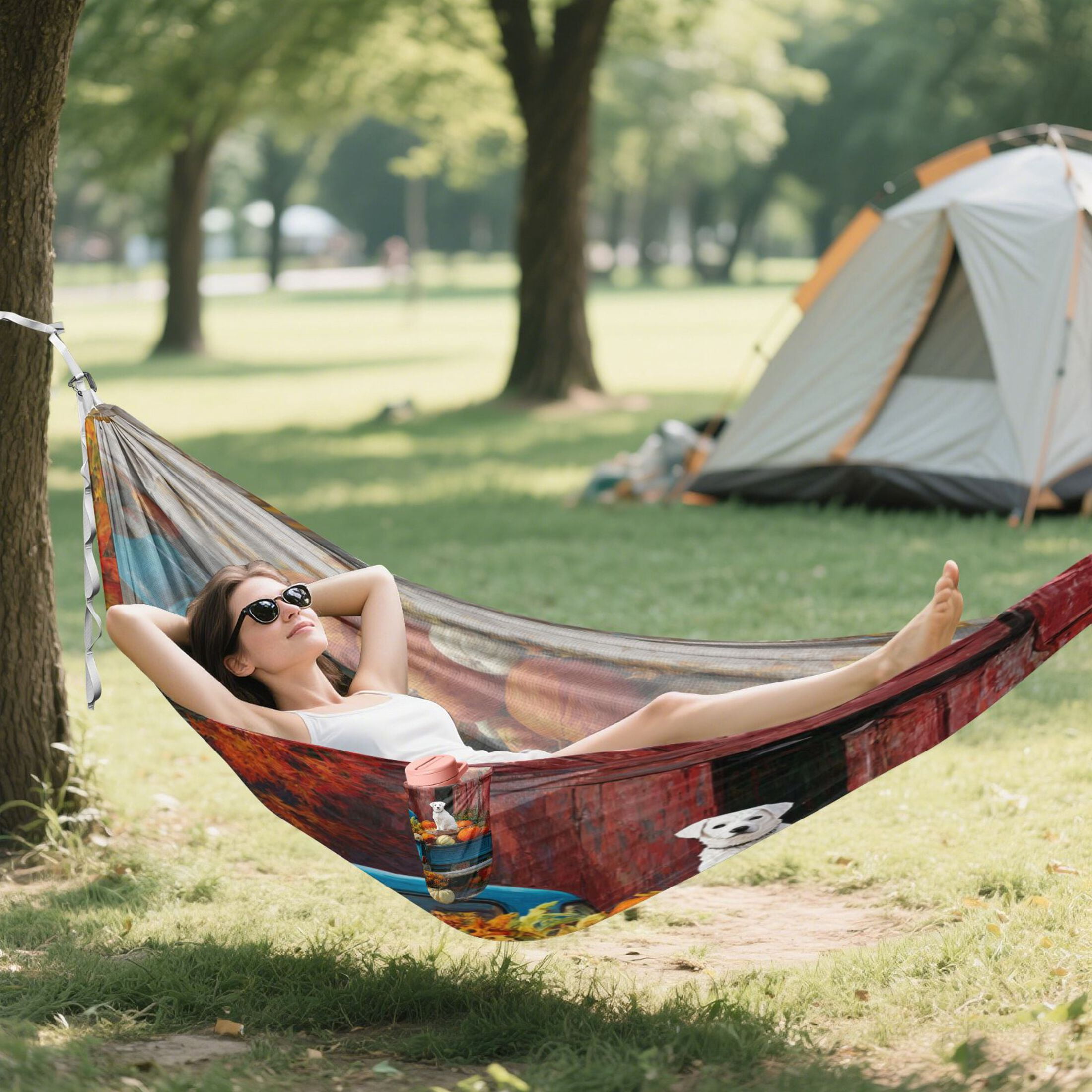 Hammock Camping Hammock Nylon Portable Hammock Travel Camping Hammock Classic Pumpkin Blue Truck