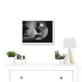 thumbnail image 2 of Thelonious Monk Playing Black & White Jazz Legend A4 Artwork Framed Wall Art Print, 2 of 4