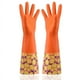 thumbnail image 2 of Guantes para el hogar, resistentes al agua, de plástico, de cuero, para limpieza del hogar, de goma, antideslizantes, duraderos y gruesos, para lavar platos de cocina, 2 of 4