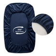 thumbnail image 5 of Kelnaro Navy Blue Fitted Crib Sheet 2 Pack 28x52 Inch, Soft Microfiber Toddler Fitted Sheet, Machine Washable for Girls & Boys, 5 of 6