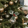 thumbnail image 3 of 10 piezas de plantas de Navidad creativas, púas de tallo, guirnaldas, accesorios, decoración, bayas artificiales, hojas verdes, plantas de selección para bricolaje, decoración del hogar, 3 of 5