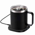 thumbnail image 2 of Coffee Mug Warmer Wireless Charger Coffee Mug Warmer, 55 degrees Celsius  Constant Temperature, 304 Stainless Steel, Double Layer Leak Proof Cup with PC Cover, USB Charging, 2 of 6