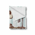 thumbnail image 2 of Geek Soft Flannel Fleece Blanket, Sketch of a Programmer Workaholic Guy Sitting in Front of Monitor and Keyboard Image, Cozy Plush for Indoor and Outdoor Use, 50" x 70", Multicolor, by Ambesonne, 2 of 6