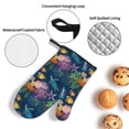 thumbnail image 3 of Honeii Undersea Animals Pattern Oven Mitts and Pot Holders, Silicone Oven Gloves,500 F Heat Resistant Oven Mitts Sets, 4PCS, 3 of 6