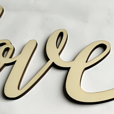 Home Decor Wall Wood Sign Wooden Letters Alphabet Word Decoration
