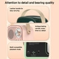 thumbnail image 4 of TOPRenddon Bluetooth Speaker, Retro Bluetooth Speaker Mini Wireless Speaker With Riching Bass In Clear Stereo Sound Portable Speaker Support FM, USB Drive, SD Card, AUX, 4 of 9