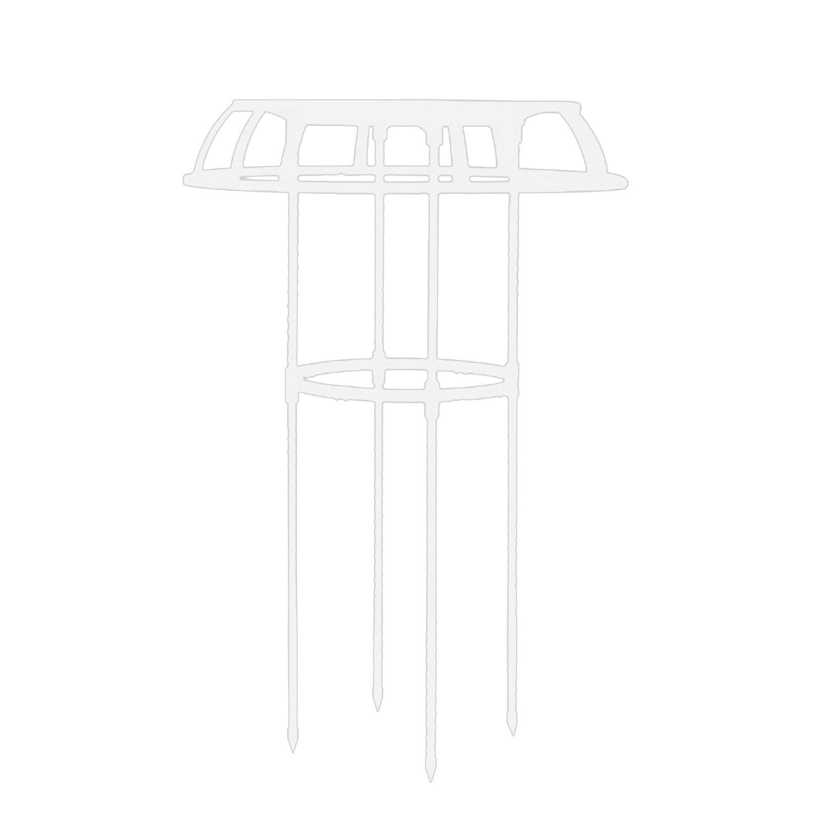 figatia Garden Trellis Plant Support Trellis Decorative Sturdy Tomato Cage,Metal Plant Trellis for Flowers Vines Cucumbers Vegetables 75x50cm