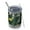 Dark Green Dinosaurs, variant on 12oz Tumblers Dark Dinosaur Cactus Pattern Vacuum Insulated Stainless Steel Travel Tumbler Cups Mug with Lid and Straw for Beer,Coffee,Beverages with Cleaning Brush for Cold & Hot Drinks