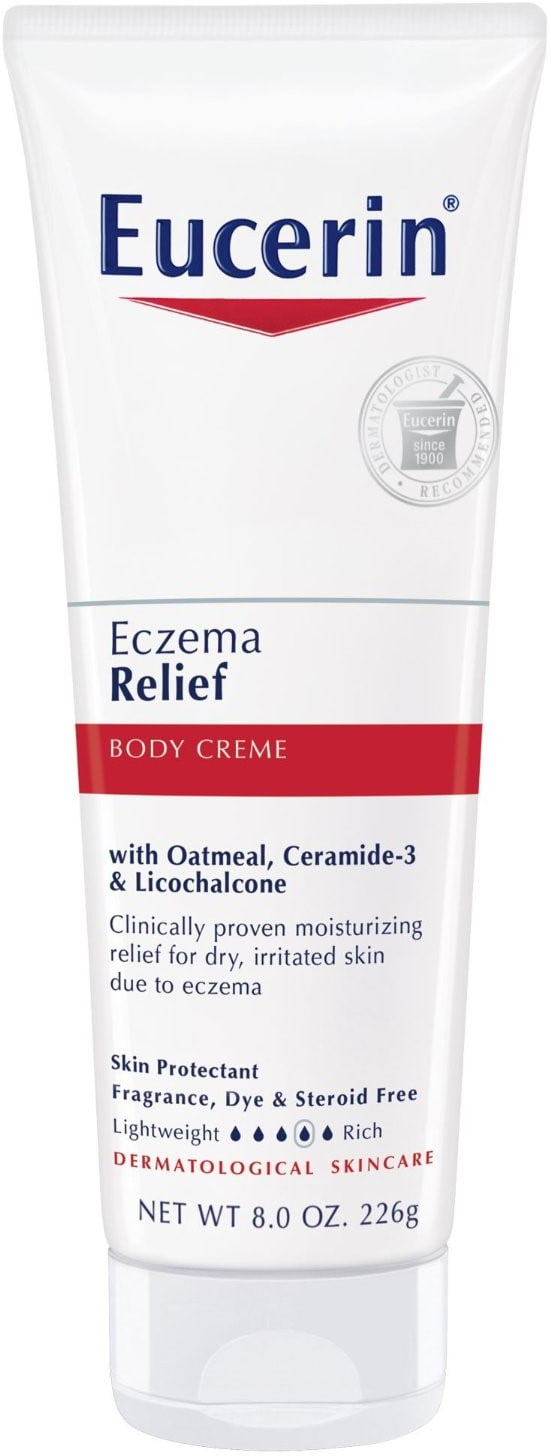 Eucerin Eczema Relief Body Creme 8 oz (Pack of 2)