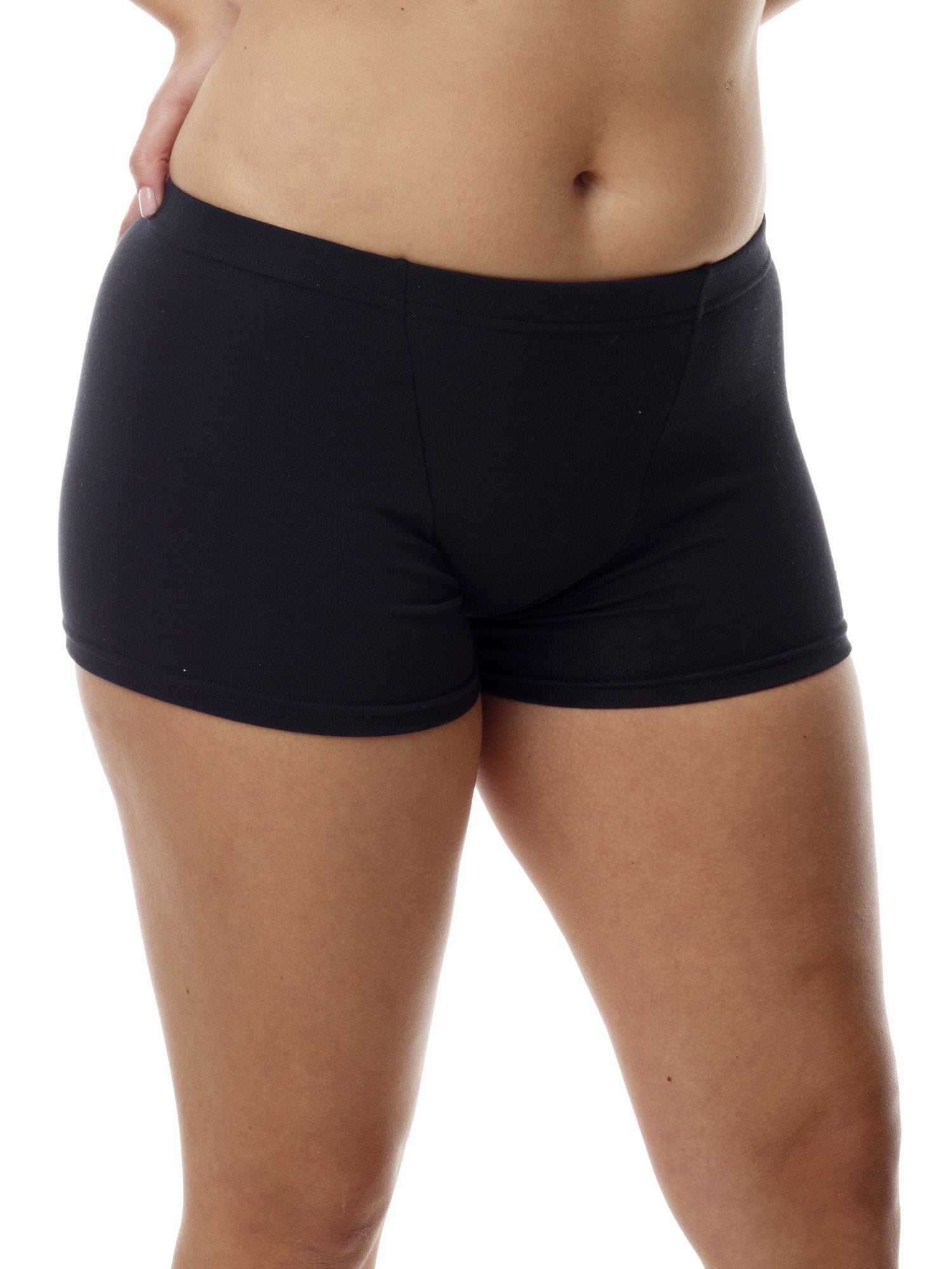 Underworks Womens Cotton Spandex Boxers 