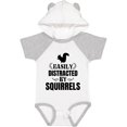 thumbnail image 3 of Inktastic Easily Distracted by Squirrels Boys or Girls Baby Bodysuit, 3 of 5